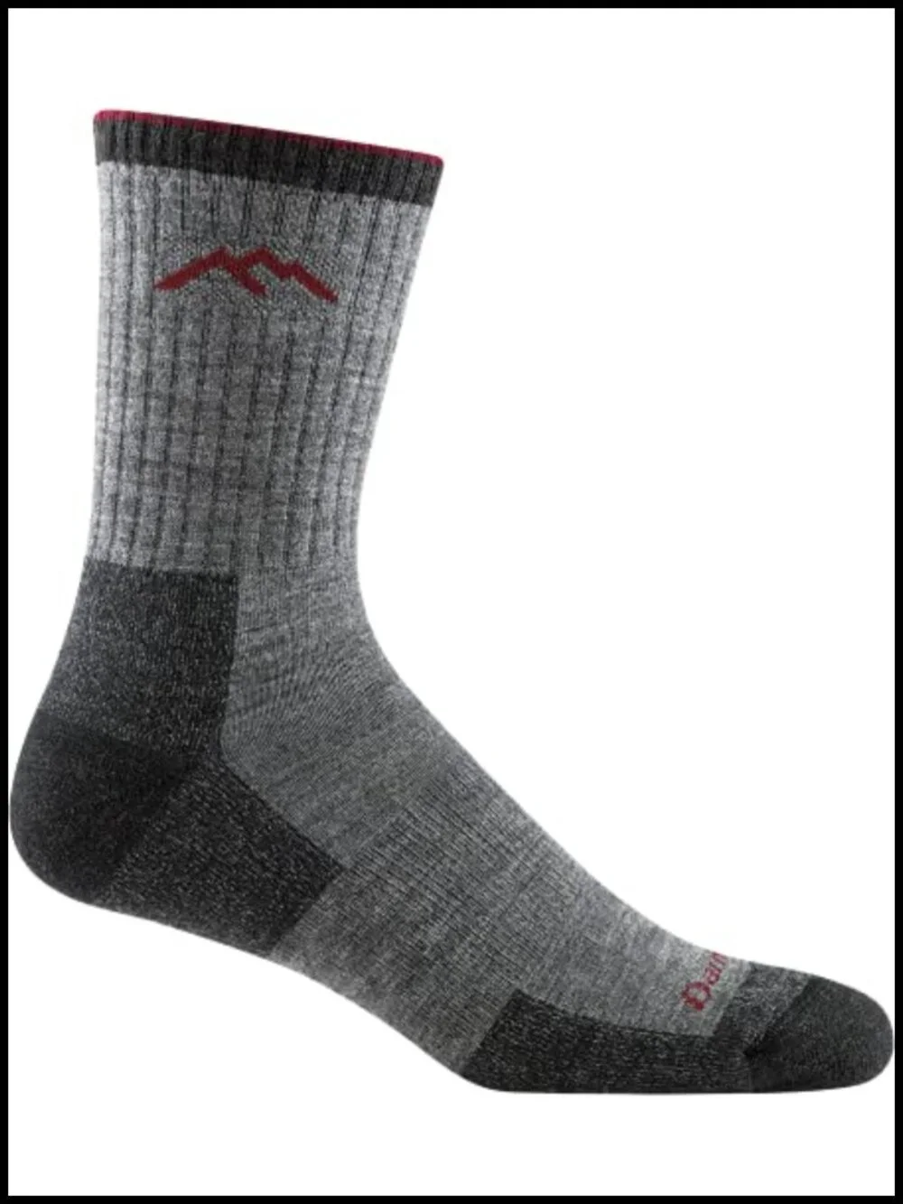Merino Wool Hiking Socks Cushioned Crew Midweight Darn Tough